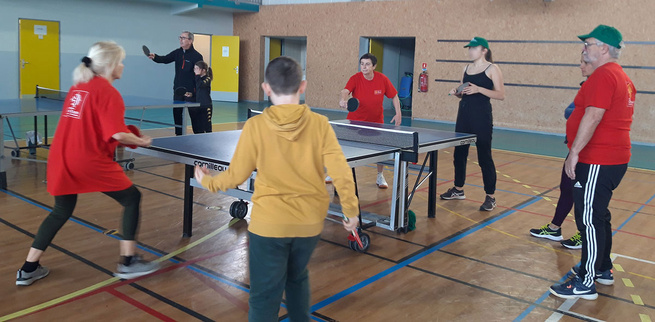 NÎMES : TOURNOI DE TENNIS DE TABLE INTER-GÉ